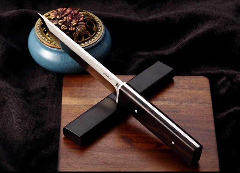 Voltron outdoor katana knife Camping survival tactical knife, outdoor hunting saber, tactical sharp straight knife D2 fixed blade