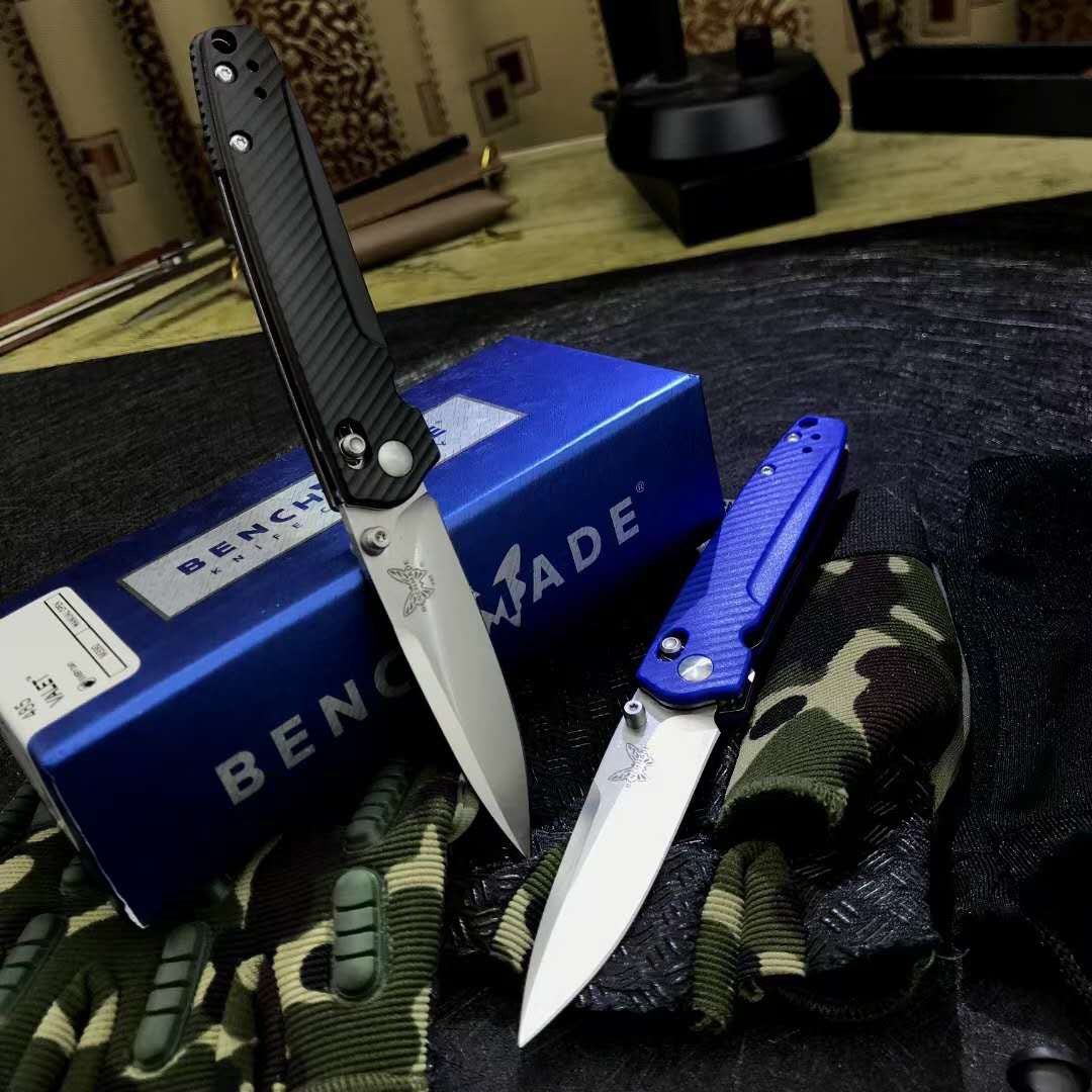NEW Benchmade 485 Axis Assist Lock Folding Knife M390 Steel Nylon Glass Fibre Handle Outdoor Camping Hunting EDC Pocket Tools