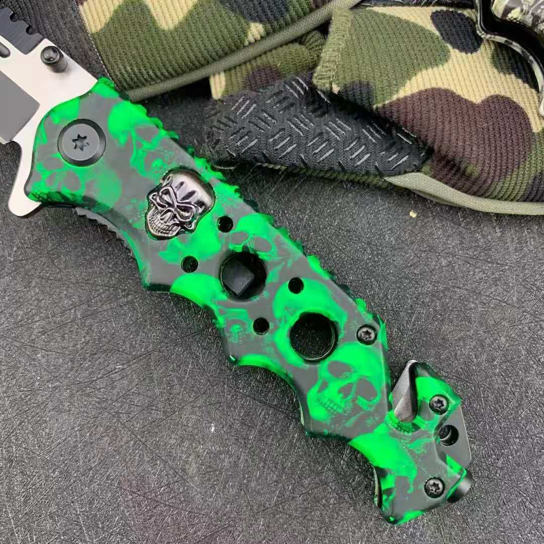 TAC-FORCE Folding Tactical Pockect Knife 8CR18MOV Steel G10 Handle EDC Outdoor Field Survival Tool 58HRC