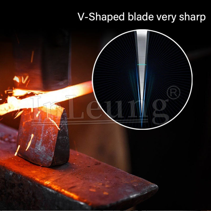 High Carbon Stainless Steel Wood Handle Kitchen Knife Hammered Kitchen Knife Forge Steel Kitchen Cleaver Knife Boning Knifes for Meat Butcher Knife Sets for Meat Forged In Fire Chef Knife Handmade Forged Full Tang High-carbon Clad Steel Professional Butch
