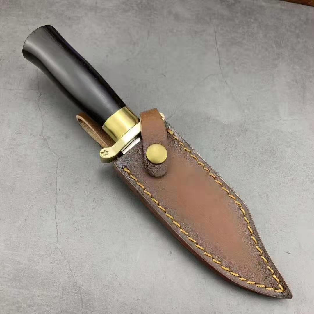 Rambo BOWIE Staight Knife RB Combat FIXED BLADE KNIFE SURVIVAL Hunting Tool