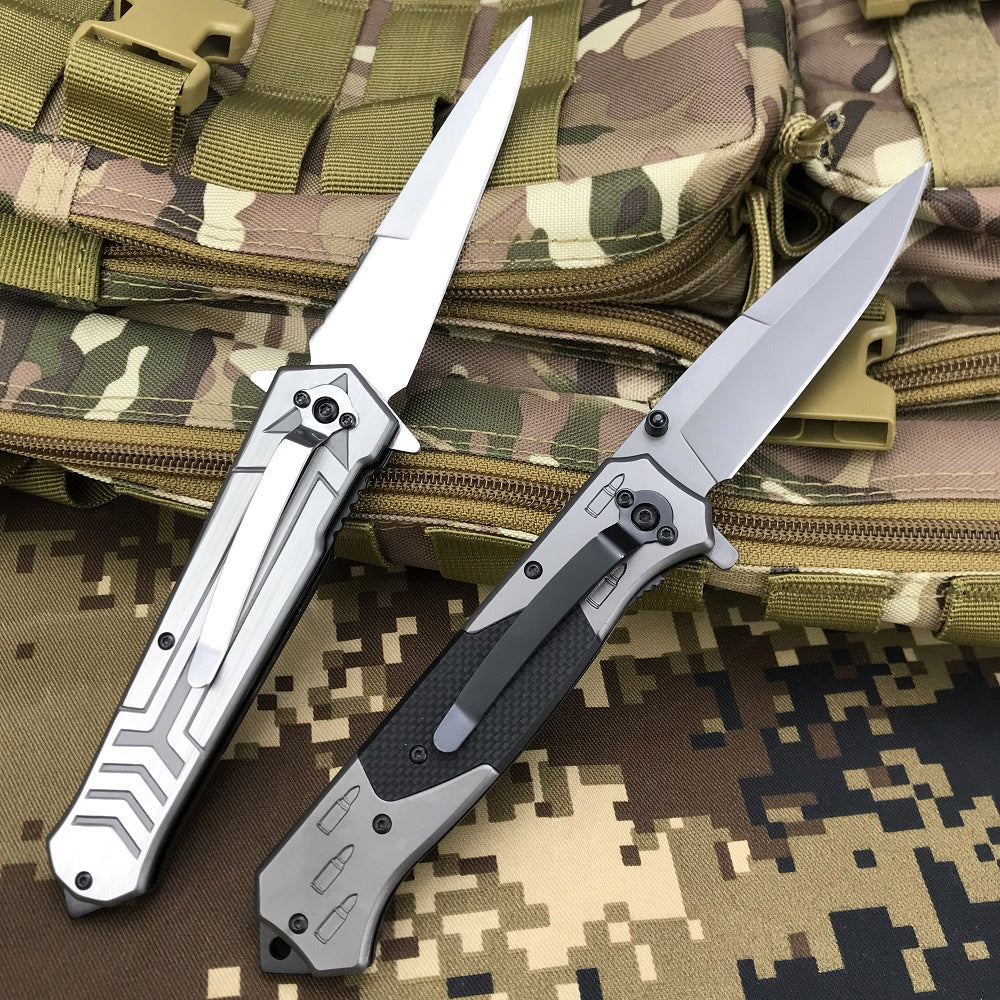 2021 Browning Pocket Knife 440C Stainless Steel Blade Titanium Coating Outdoor EDC Tactical Folding Knife