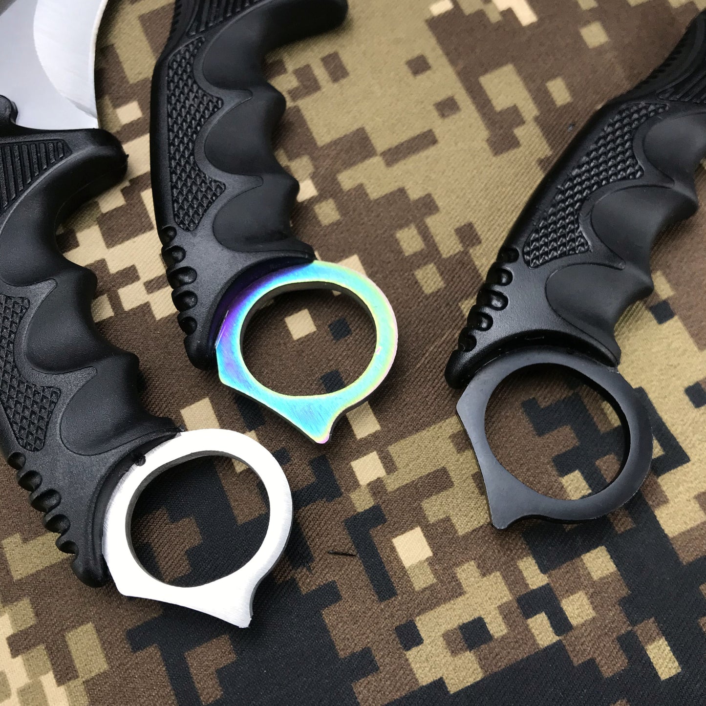 Hot Fixed Blade Knife Hunting Camping Neck Claw Knife Utility Survival Multi Tools