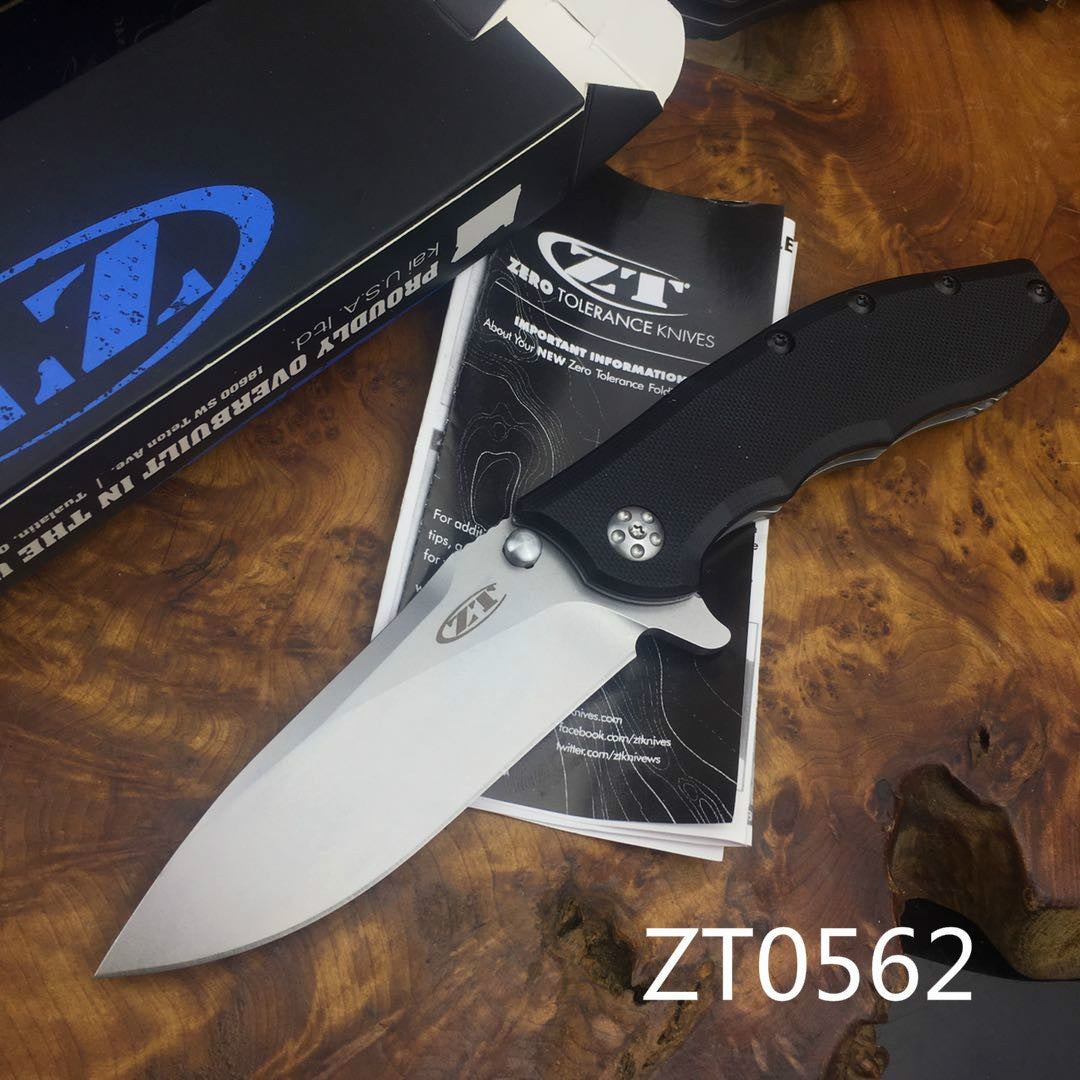 ZT ZERO TOLERANCE Folding Knife Assisted Open Camping Survival Pocket Knife CPM 20CV Blade Tactical ZT ZERO TOLERANCEFlipper Knife G10 HANDLE Handles