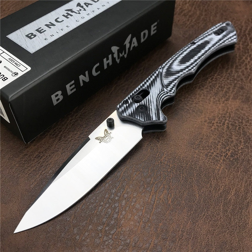 NEW Everyday Carry Knife Tactical Benchmade 615 Bugout AXIS Folding Knife S30V Satin Plain Blade Gift Box