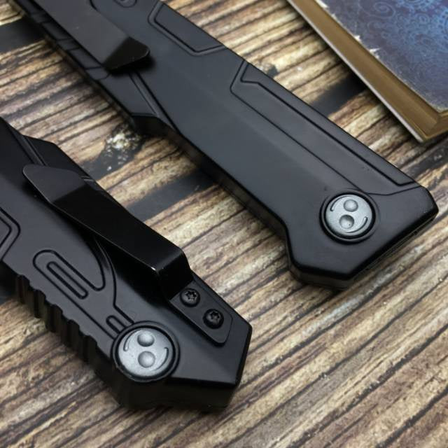 AUTOMATIC Tactical Spring Assist OTF Knife 440C Blade Knife Outdoor Army Hunting Camping Survival Knife EDC Tool With Nylon Sheath