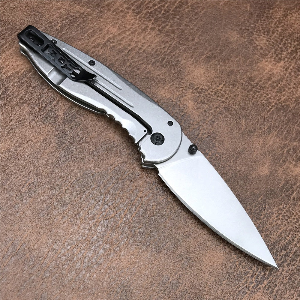 SOG Aegis FL AE31BX-8389 Folding knife Stone wash All steel Outdoor tactical knife 8CR13MoV Camping knife edc Hunting tools Gift Box