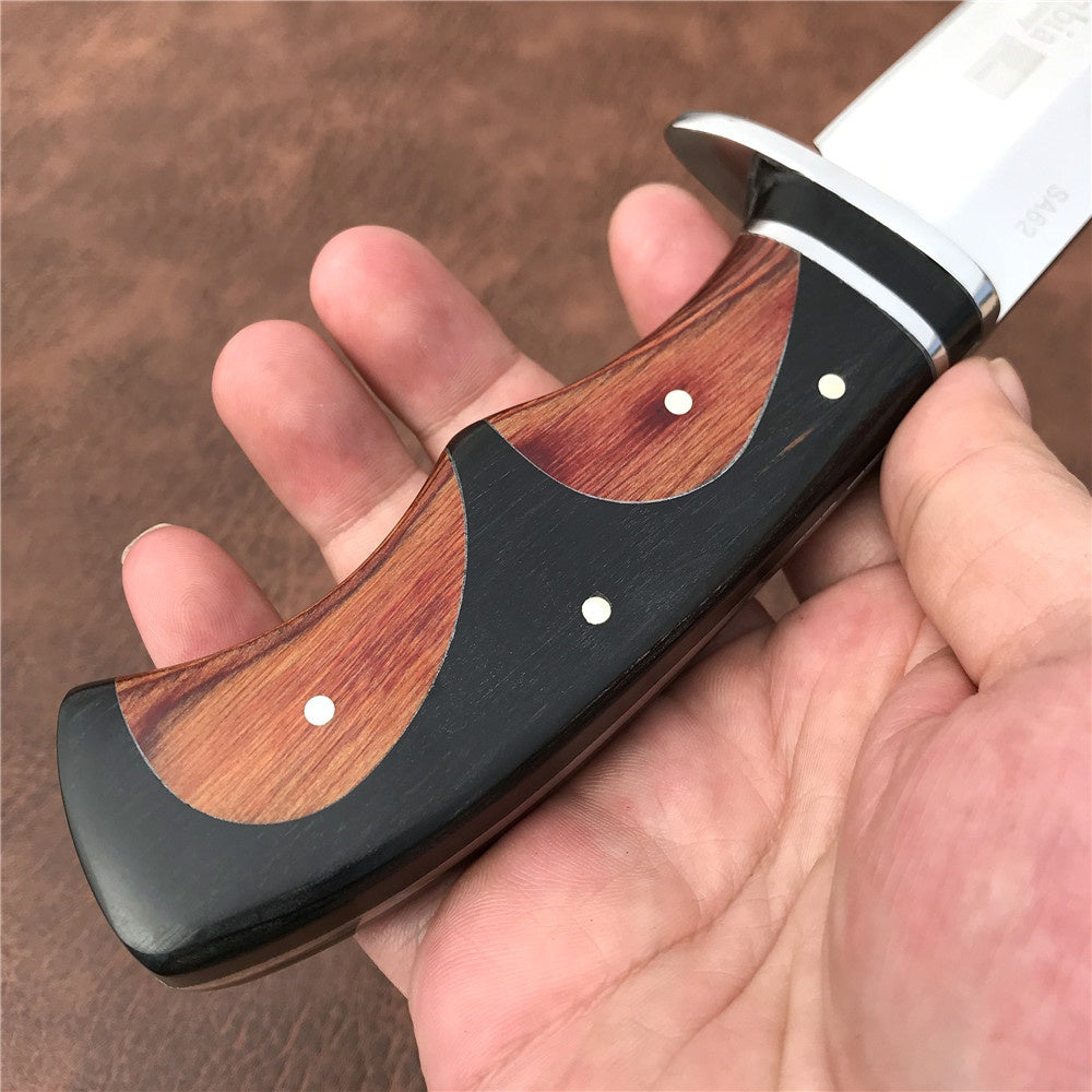 Columbia Tactical Fixed blade knife 5cr13 blade Colour wood handle Camping hunting knives outdoor survival tools dagger