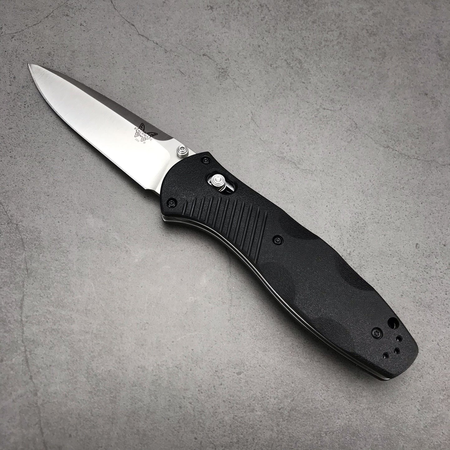 Benchmade Folding Knife Tactical Benchmade 580 Bugout AXIS Folding Knife 3.24" S30V Satin Plain Blade Outdoor Hunting Camping Knife