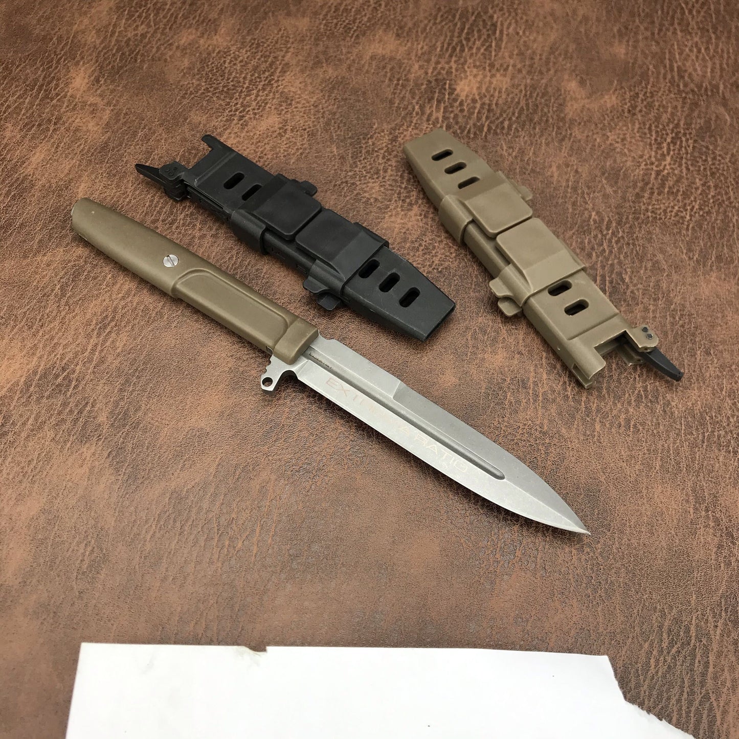 Fixed Blade Stiletto Knives Nylon Glass Fiber Handle EDC Outdoor Tactical fixed knife sword with sheath Combat self defense Weapons