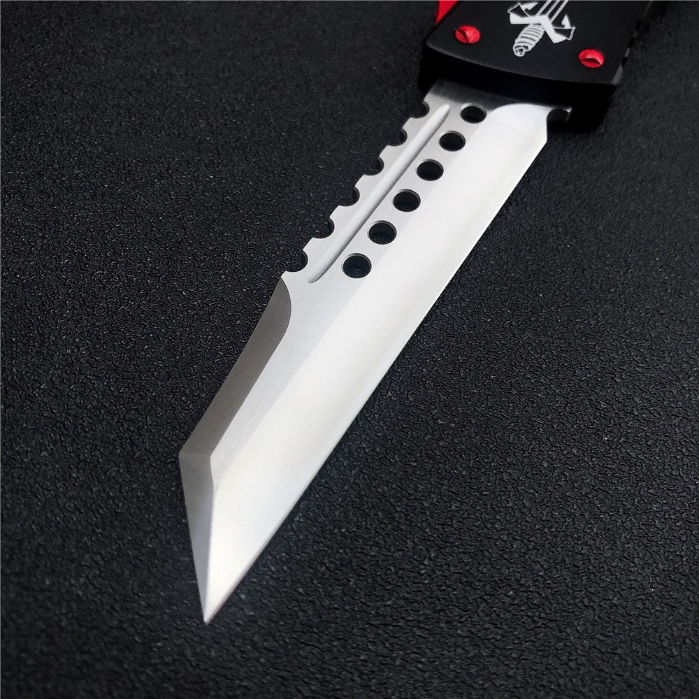 Hot Microtech Star Wars UT85 Adjustable Switchblade Flick Knife OTF Automatic knife T6061Aviation Aluminum handle spring assisted knives camping hunting hand tools