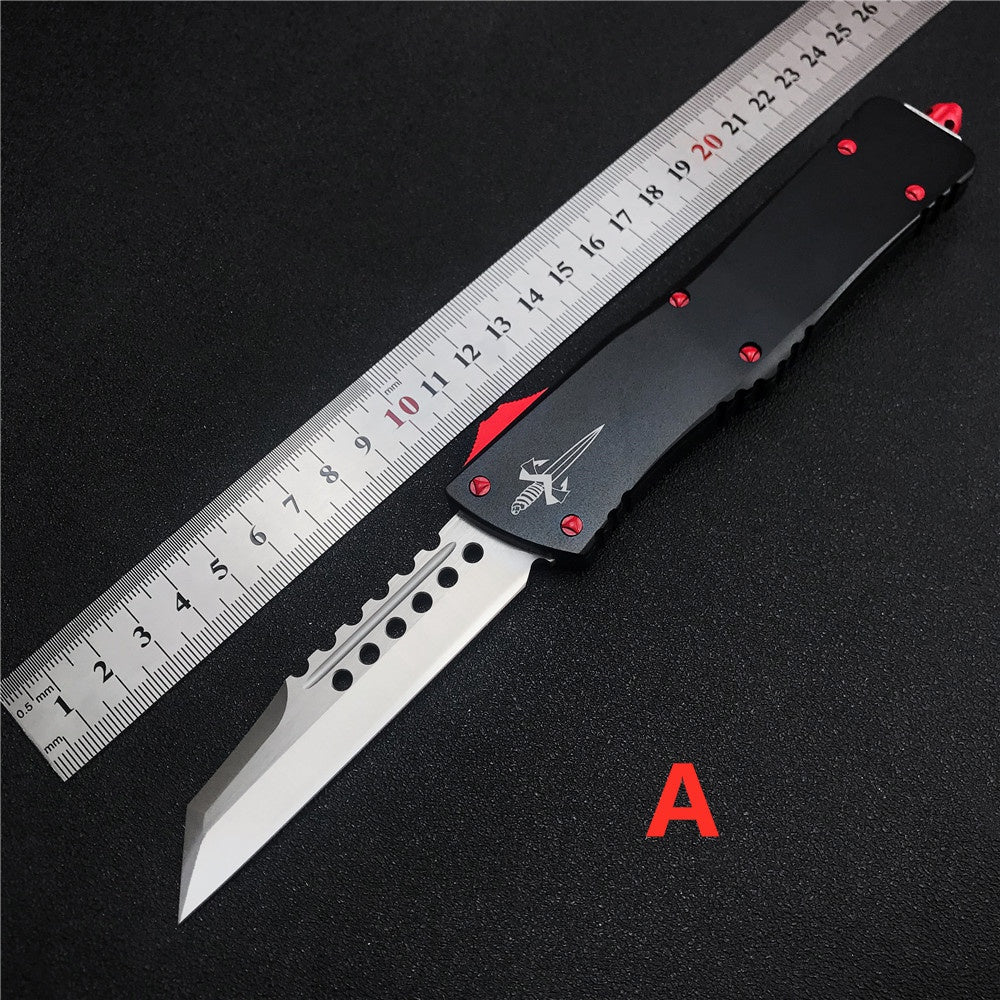 Hot Microtech Star Wars UT85 Adjustable Switchblade Flick Knife OTF Automatic knife T6061Aviation Aluminum handle spring assisted knives camping hunting hand tools