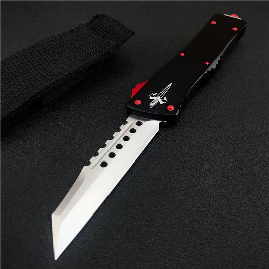 Hot Microtech Star Wars UT85 Adjustable Switchblade Flick Knife OTF Automatic knife T6061Aviation Aluminum handle spring assisted knives camping hunting hand tools