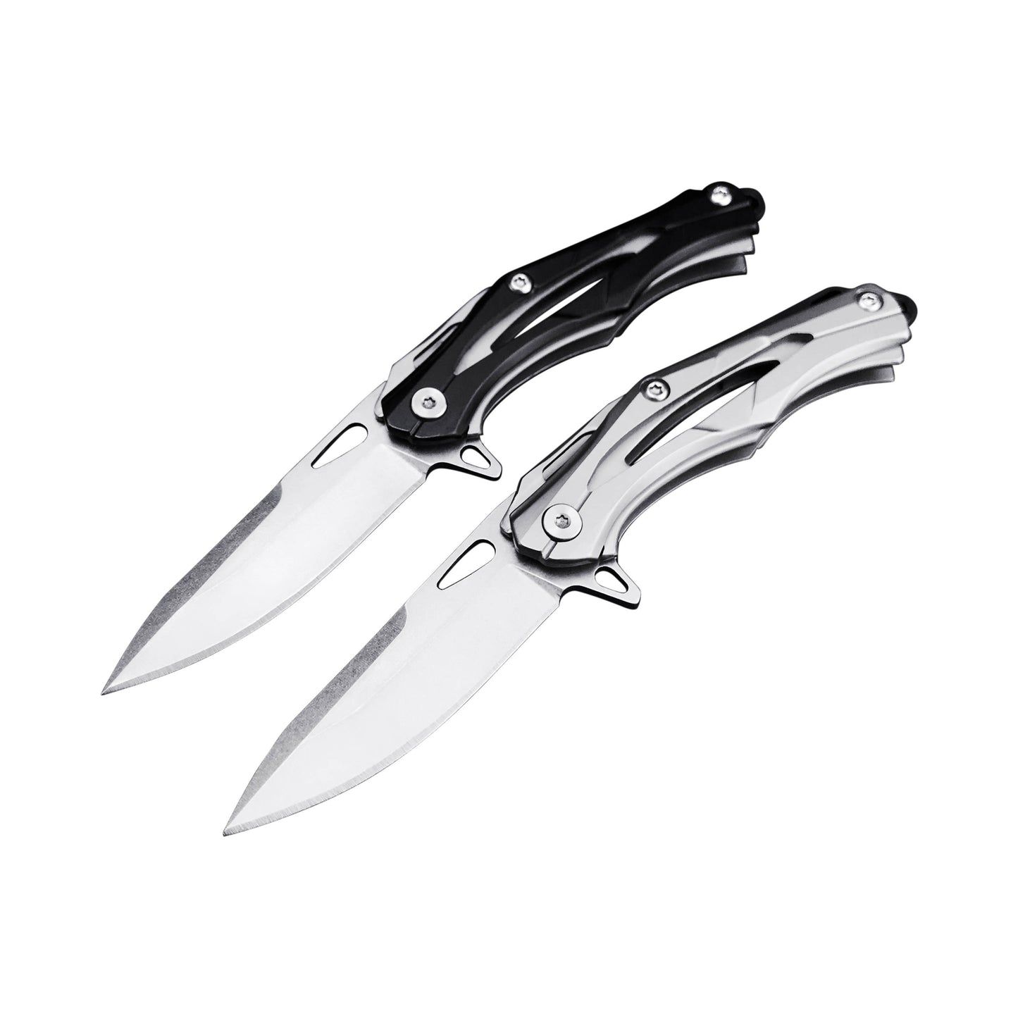 Transformers Mini Outdoor Survival Knife Portable EDC Stainless Folding Camping Tactical Folding Pocket Ring Hunting Tools