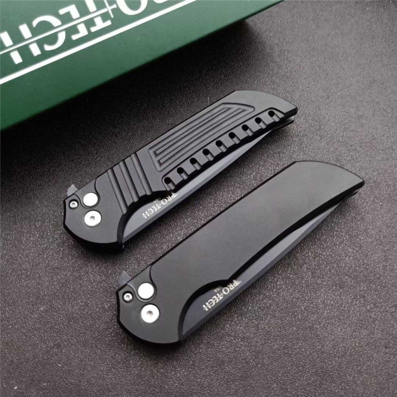 Pro-Tech Spring Assist Automatic knife Portable Survival Dagger Tactical folding pocket knife Hunting&Tactical Knives outdoor camping knife flick knife military knife OTF