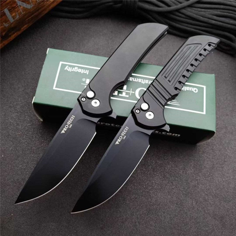 Pro-Tech Spring Assist Automatic knife Portable Survival Dagger Tactical folding pocket knife Hunting&Tactical Knives outdoor camping knife flick knife military knife OTF