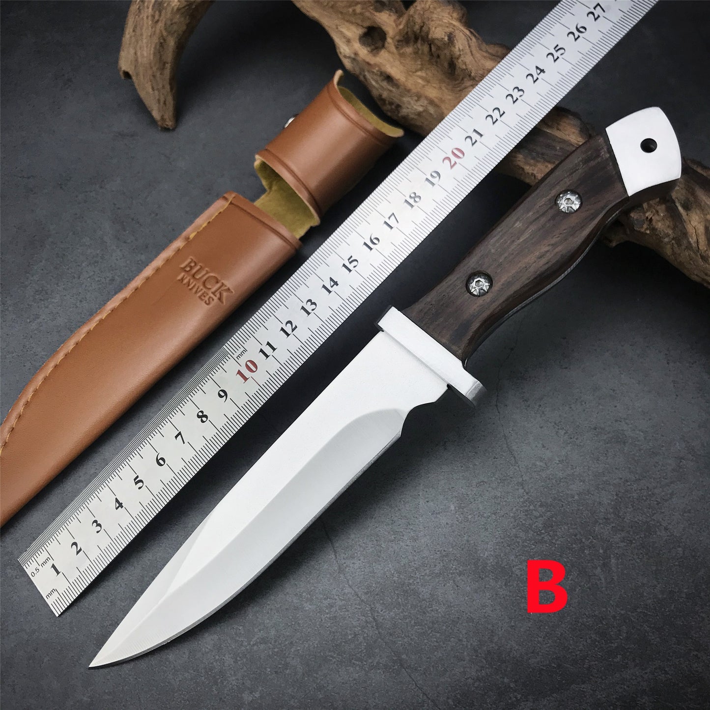 USA DESIGN BUCK 2008 Bayonet Tactical Dagger knives Camping Survival Knifes Outdoor Hunting RB Knive Self defense Full Tang Fixed Blade Bowie Knife