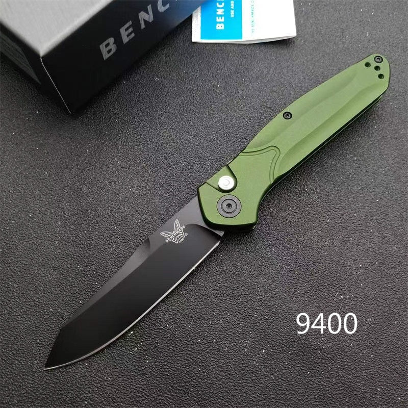 Benchmade 9400 Osborne AUTO Spring Folding Knife 3.4" S30V Blade,6061 T6 Aluminum Alloy Handle Tactical Spring Assisted Knives Camping Hunting Hand Tools
