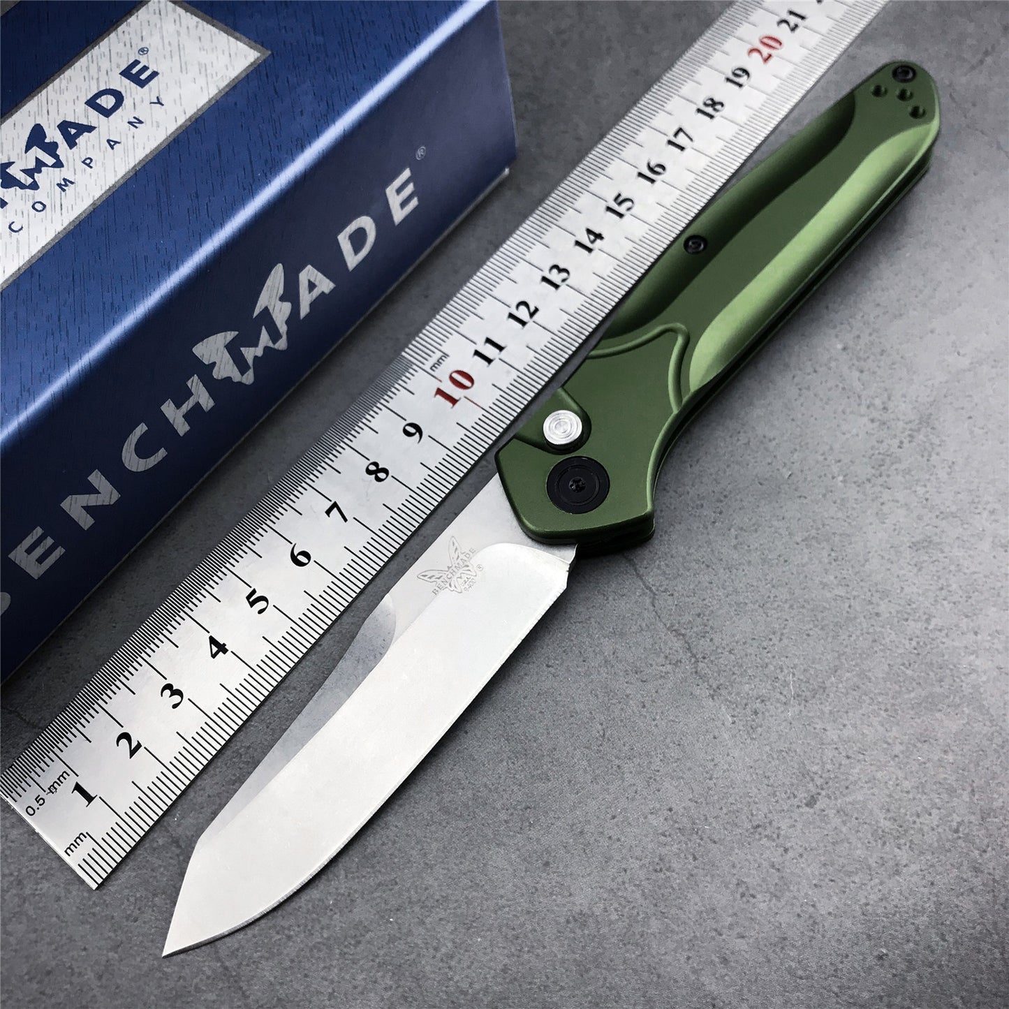 Benchmade 9400 Osborne AUTO Spring Folding Knife 3.4" S30V Blade,6061 T6 Aluminum Alloy Handle Tactical Spring Assisted Knives Camping Hunting Hand Tools