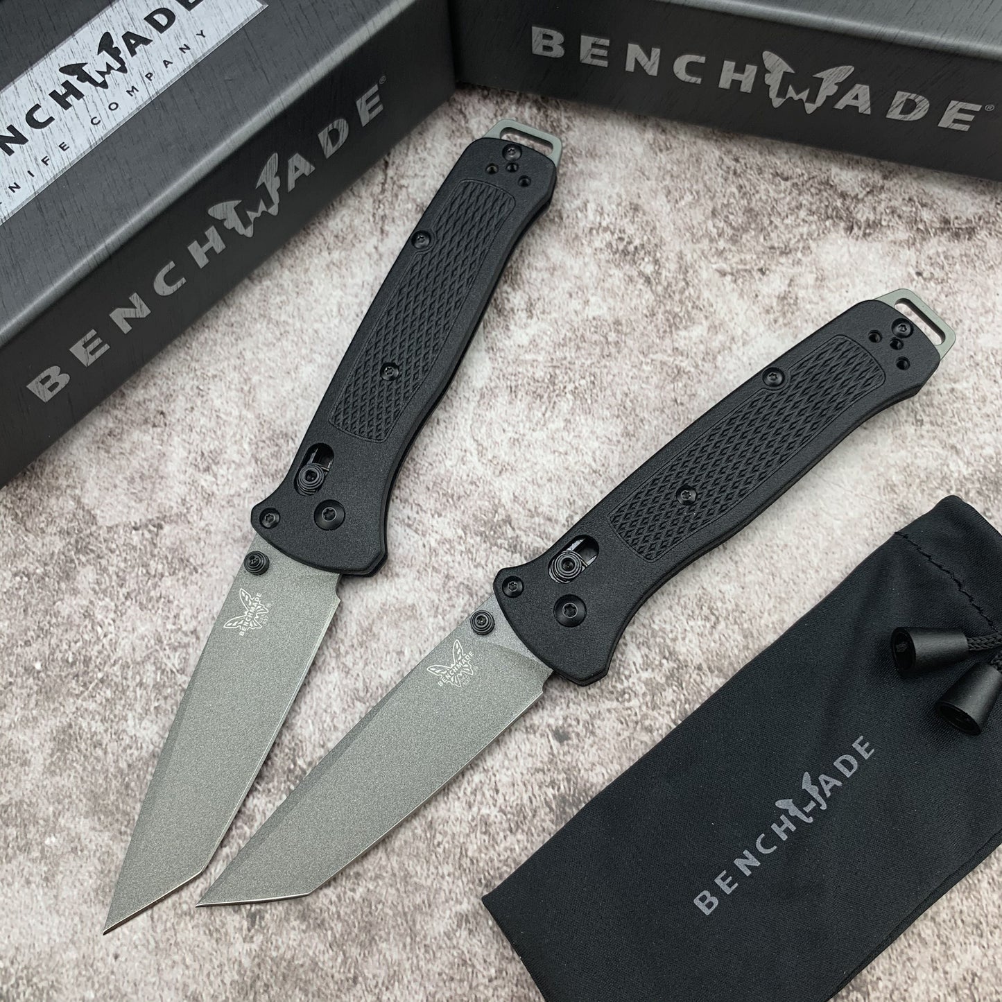 Benchmade - Bailout 537, EDC Tactical Folding Knife, Tanto Blade, Manual Open, Axis Locking Mechanism