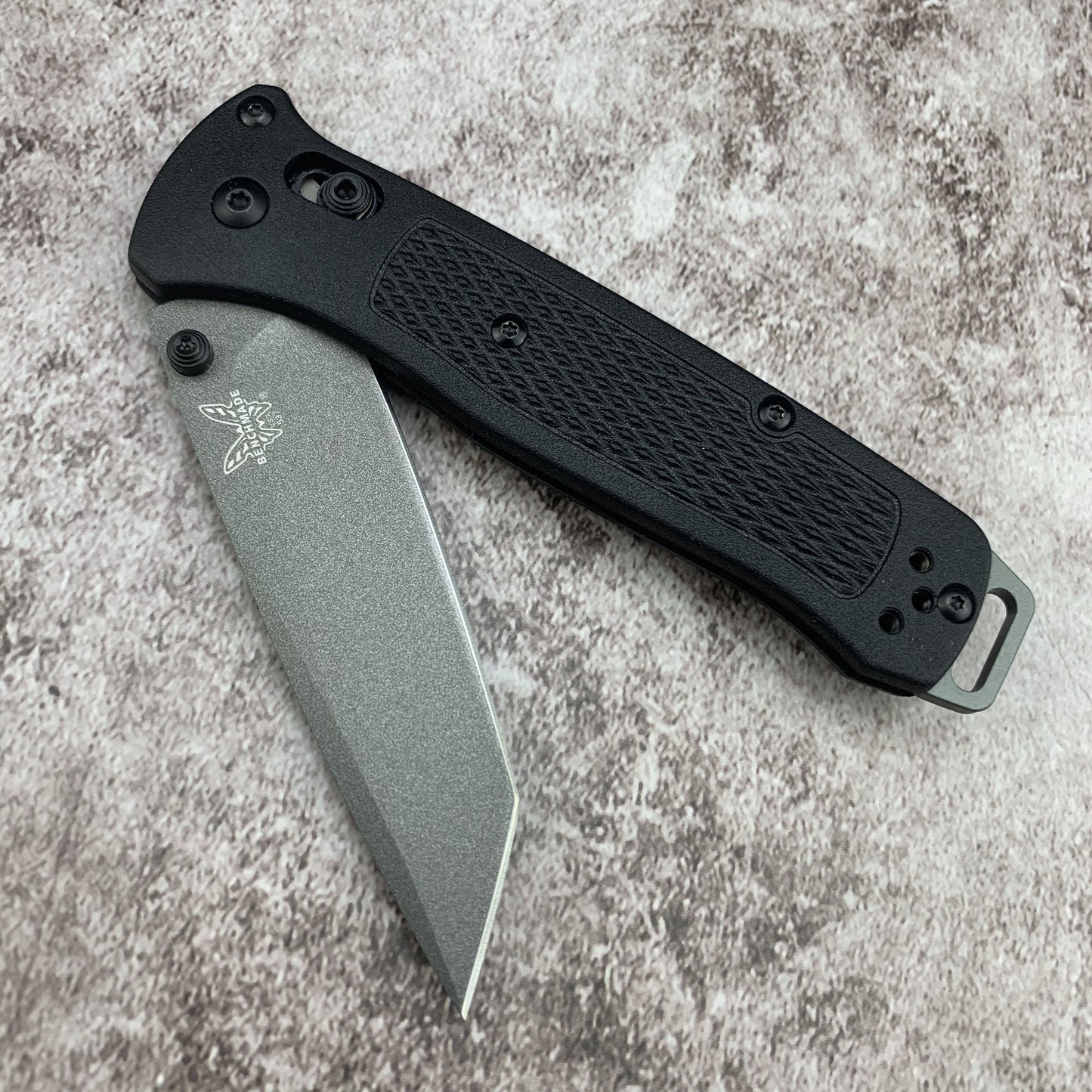 Benchmade - Bailout 537, EDC Tactical Folding Knife, Tanto Blade, Manual Open, Axis Locking Mechanism