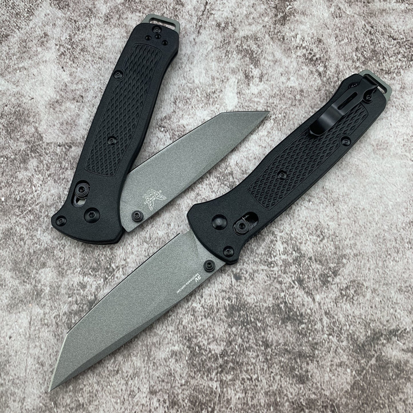 Benchmade - Bailout 537, EDC Tactical Folding Knife, Tanto Blade, Manual Open, Axis Locking Mechanism