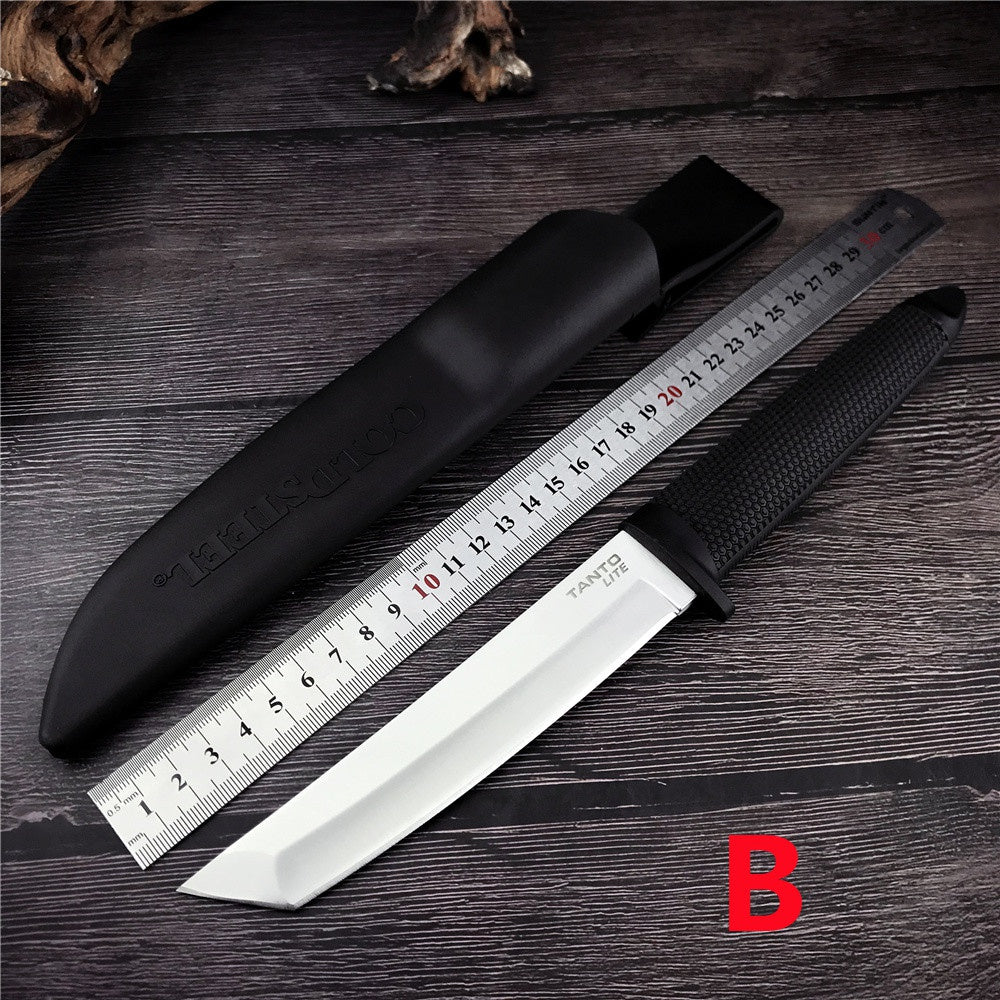 High Quality Stainless Steel Tactical Knives Cold Steel Fixed Blade Knife Survival Rescue Tools Hunting Knives Corrosion Resistance Hunting Combat Outdoor Tool
