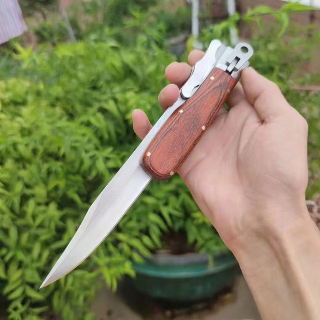 Outdoor Portable Swiss Army Knife Multi-function Knife High Hardness Hunting Camping Survival Tool