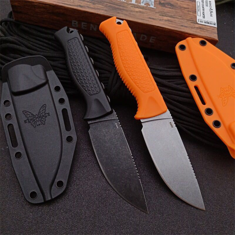 Benchmade 15006 Hunt Steep Country Fixed Blade Knife 3.54" CPM-S30V Outdoor Camping Hunting Pocket EDC Tool Fruit KNIVES Christmas Gift