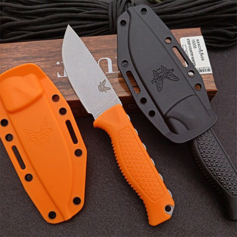 Benchmade 15006 Hunt Steep Country Fixed Blade Knife 3.54" CPM-S30V Outdoor Camping Hunting Pocket EDC Tool Fruit KNIVES Christmas Gift