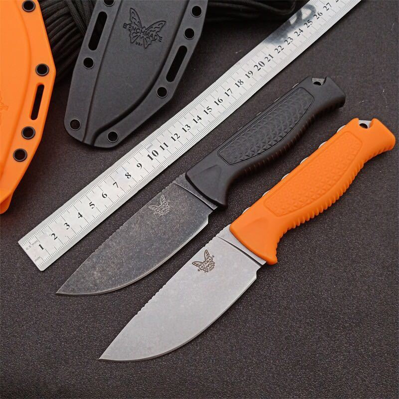 Benchmade 15006 Hunt Steep Country Fixed Blade Knife 3.54" CPM-S30V Outdoor Camping Hunting Pocket EDC Tool Fruit KNIVES Christmas Gift