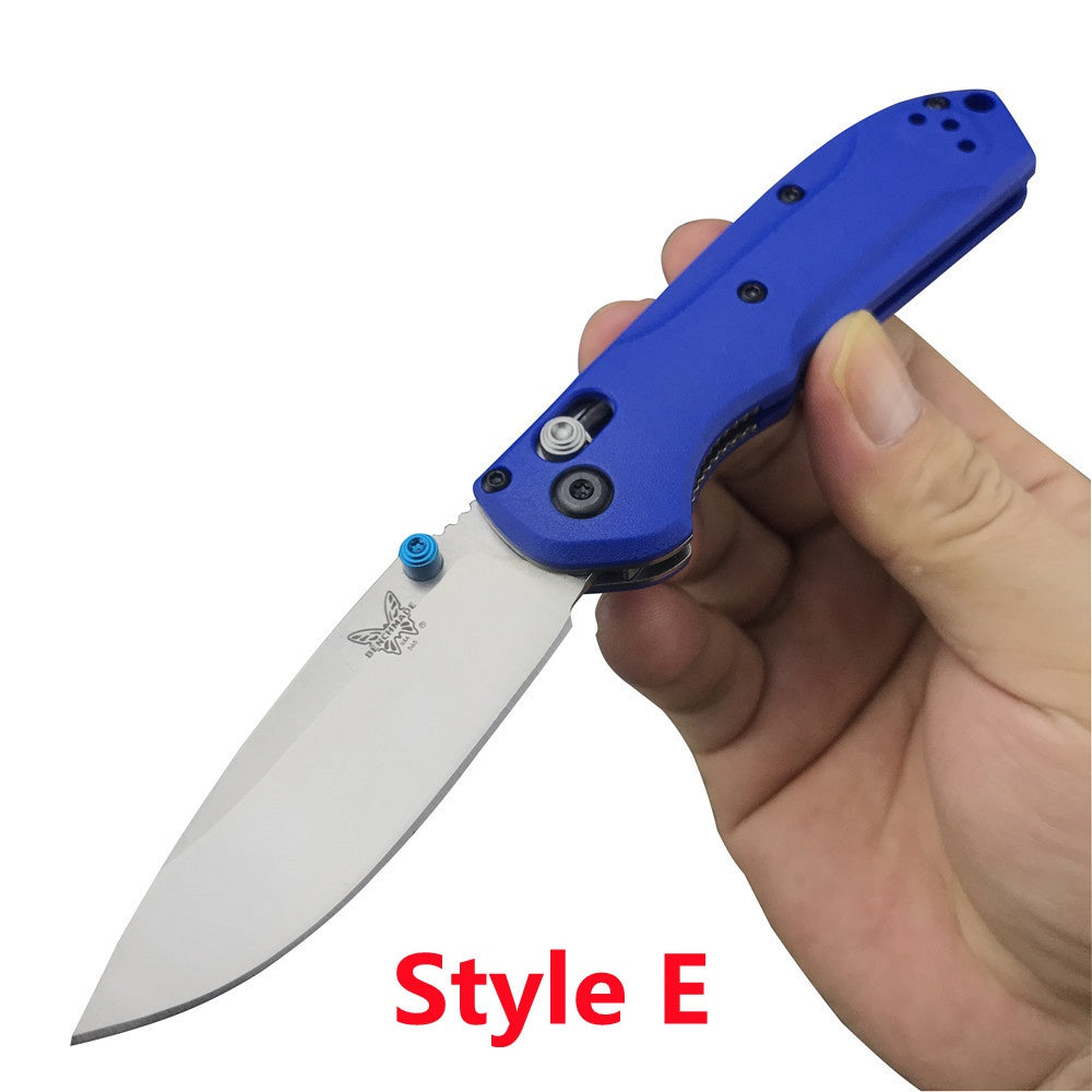 Tactical Pocket Knife Benchmade 565 Limited Edition Rukus Axis Coated Folding Knife- Hunting Camping Knives