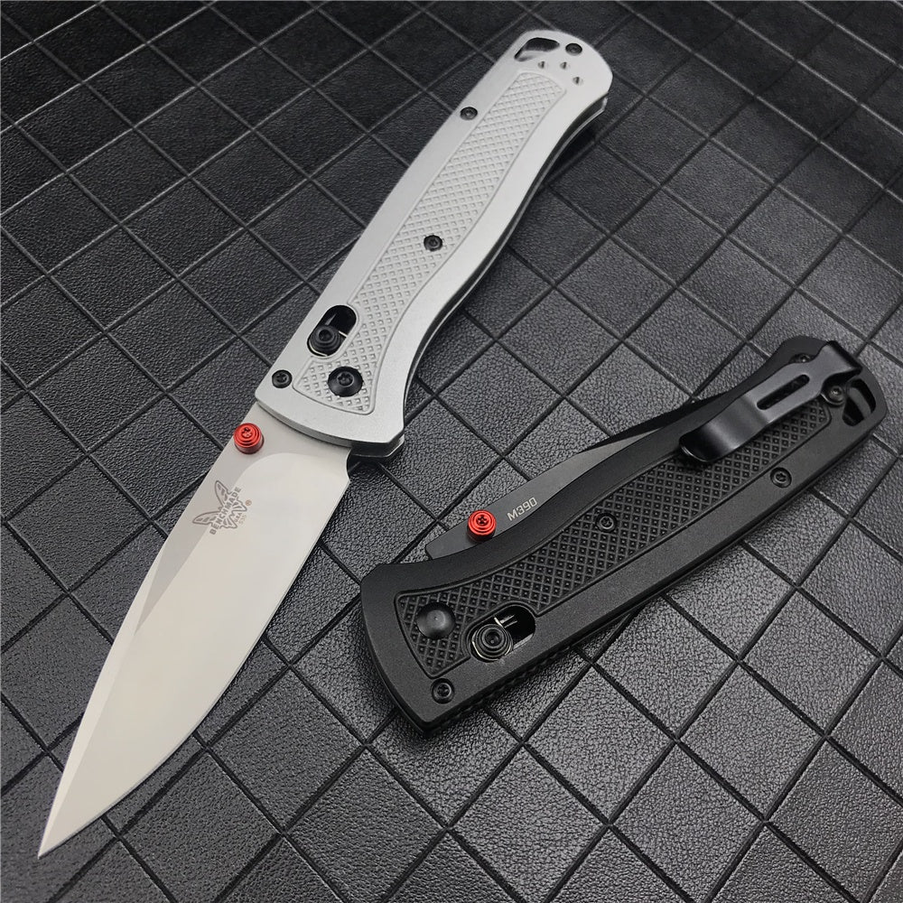 2022 New Benchmade - Bugout 535 EDC Manual Open Folding Knife, CPM-20CV Drop-Point Blade, Plain Edge, Satin Finish,aluminium Handle