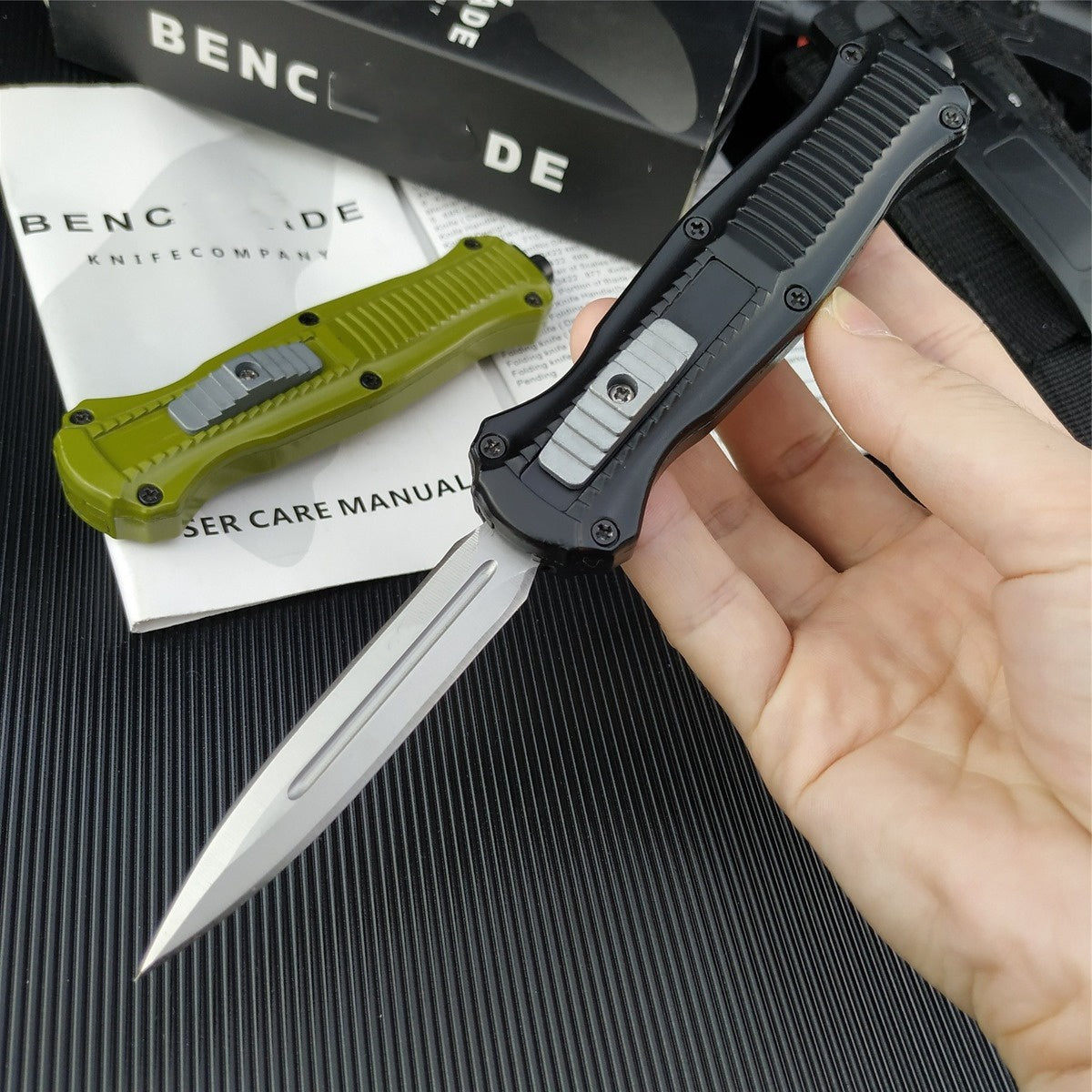 Benchmade Dagger OTF -7.5inches Spring Assisted Tactical Knife Automatic Knives Switchblade Hunting Camping Fising Knives