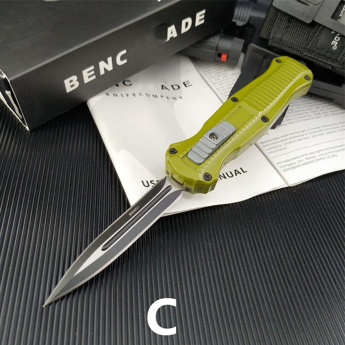 Benchmade Dagger OTF -7.5inches Spring Assisted Tactical Knife Automatic Knives Switchblade Hunting Camping Fising Knives