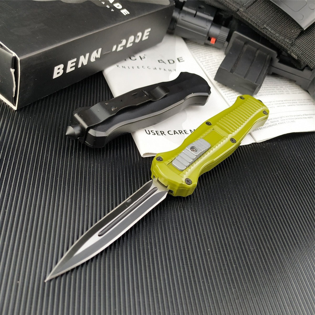 Benchmade Dagger OTF -7.5inches Spring Assisted Tactical Knife Automatic Knives Switchblade Hunting Camping Fising Knives