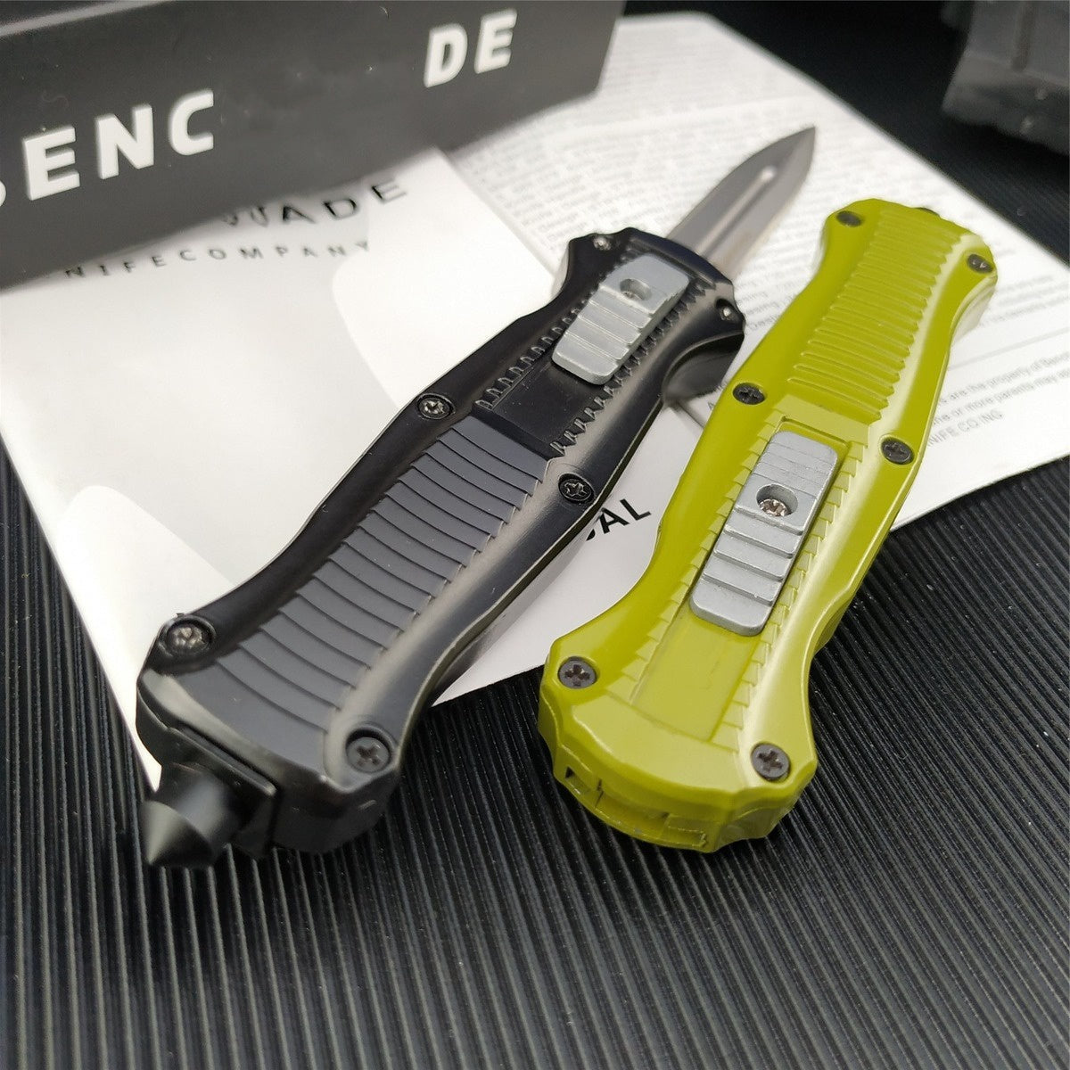 Benchmade Dagger OTF -7.5inches Spring Assisted Tactical Knife Automatic Knives Switchblade Hunting Camping Fising Knives