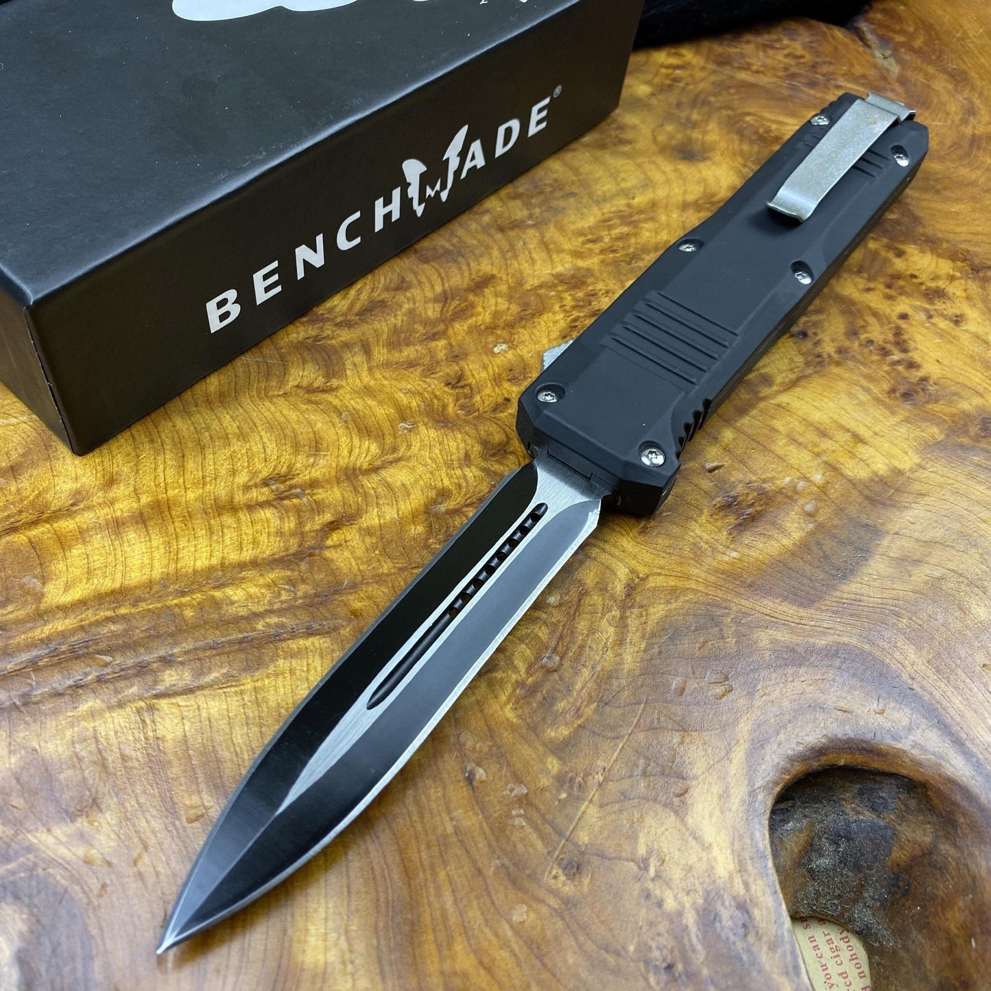 Benchmade C07 Tactical Knives AUTO EDC Spring Assist Knife Fixed 440 Blade Double Edge Survival Camping Hunting Cutting Fast Opening
