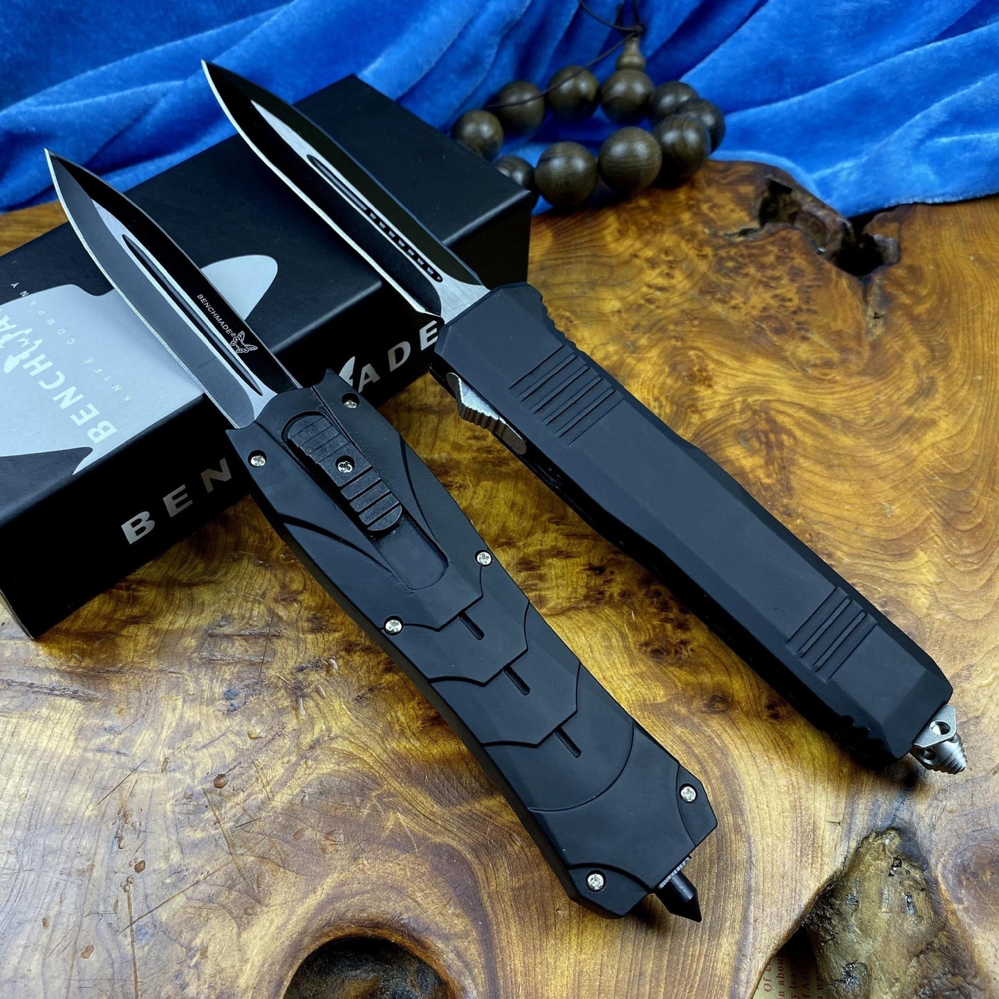 Benchmade C07 Tactical Knives AUTO EDC Spring Assist Knife Fixed 440 Blade Double Edge Survival Camping Hunting Cutting Fast Opening
