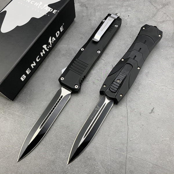 Benchmade C07 Tactical Knives AUTO EDC Spring Assist Knife Fixed 440 Blade Double Edge Survival Camping Hunting Cutting Fast Opening