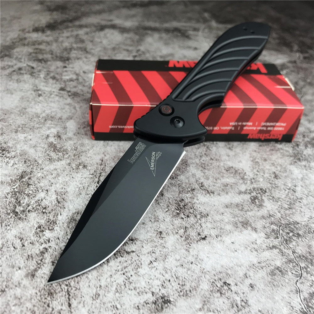 Newest Kershaw 7600 7100 Launch 5 Automatic Side Jump Switchblade Tactical Pocket Folding Knives 3.38" CPM154 Powder Stainless Steel Blade Anodized Aluminum Alloy Handle Red Automatic Button