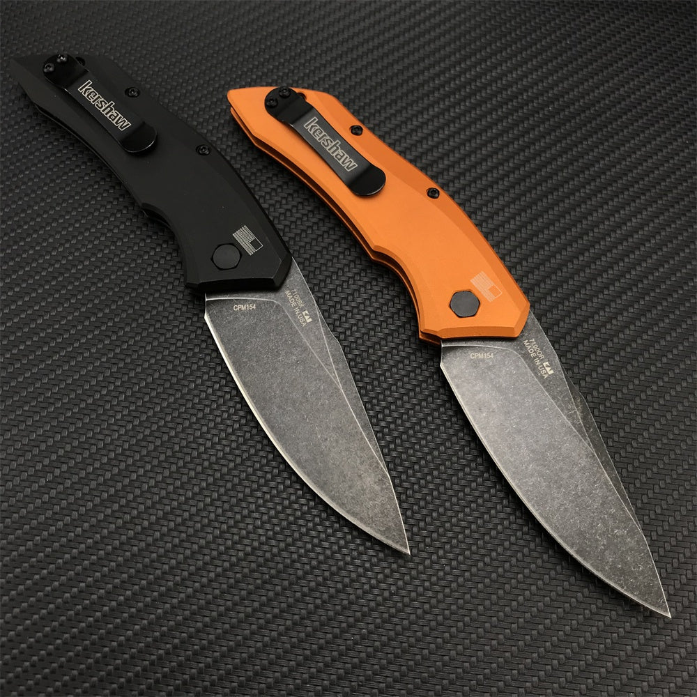 Newest Kershaw 7600 7100 Launch 5 Automatic Side Jump Switchblade Tactical Pocket Folding Knives 3.38" CPM154 Powder Stainless Steel Blade Anodized Aluminum Alloy Handle Red Automatic Button