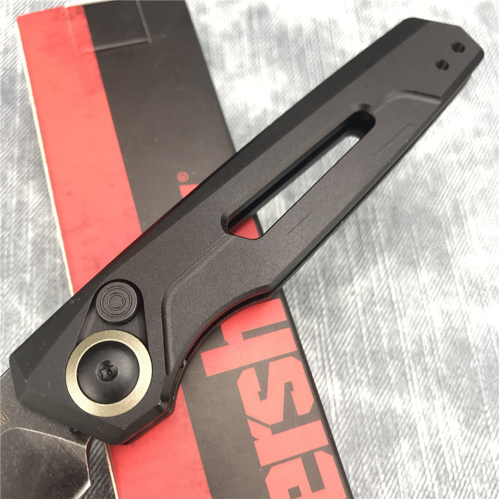 Kershaw Auto 7550 Launch 11 D2 Steel Blade Assisted Opening Pocket Knives Aluminium Alloy Handle Automatic Quick Opening of Tactical Folding Spring Knife