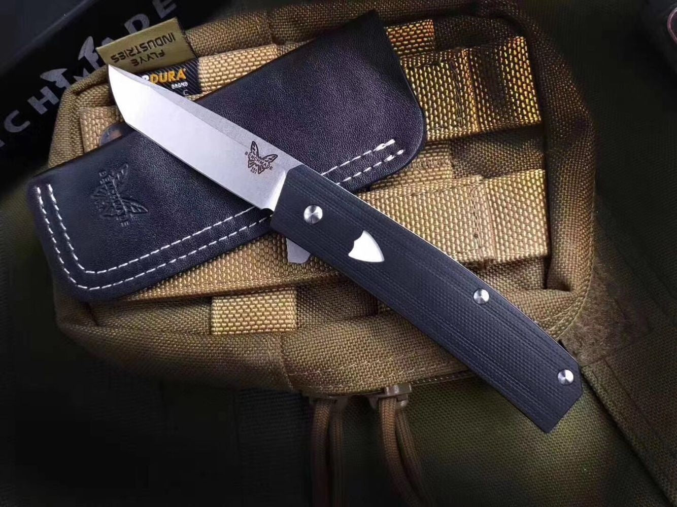 Benchmade 601 Tactical Spring Knives Benchmade 601 Tengu Flippe knife G10 handle Camping Survival Pocket Knife