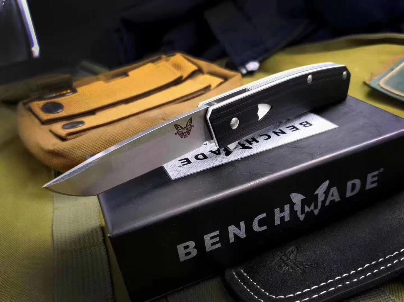 Benchmade 601 Tactical Spring Knives Benchmade 601 Tengu Flippe knife G10 handle Camping Survival Pocket Knife