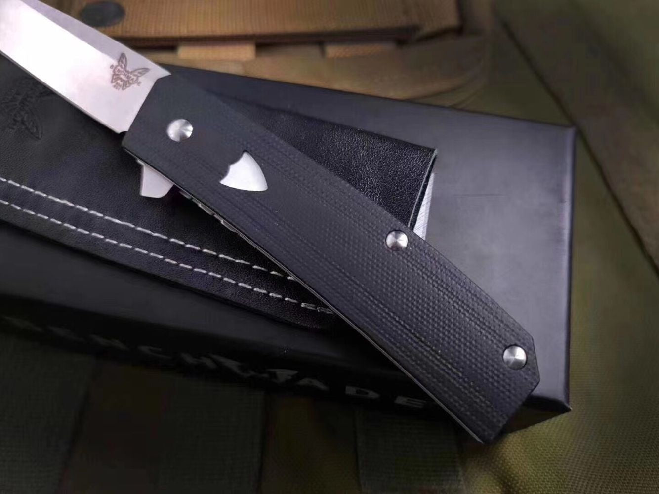 Benchmade 601 Tactical Spring Knives Benchmade 601 Tengu Flippe knife G10 handle Camping Survival Pocket Knife