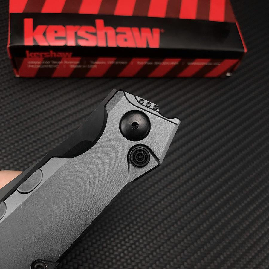 Kershaw 7900 Launch 7 Spring Assisted Quick Open Folding 3.75" Black CPM-154 Clip Point Blade Knife Aluminum Handle Outdoor Camping Hunting Survival Pocket Tool