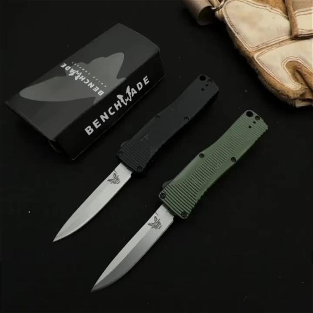 Benchmade 4850 OM CLIP POINT OTF KNIFE - CPM-S30V Blade Zinc Alloy Handle - D/A Spring Assisted Quickly Opening Survival Outdoor Pocket Knives