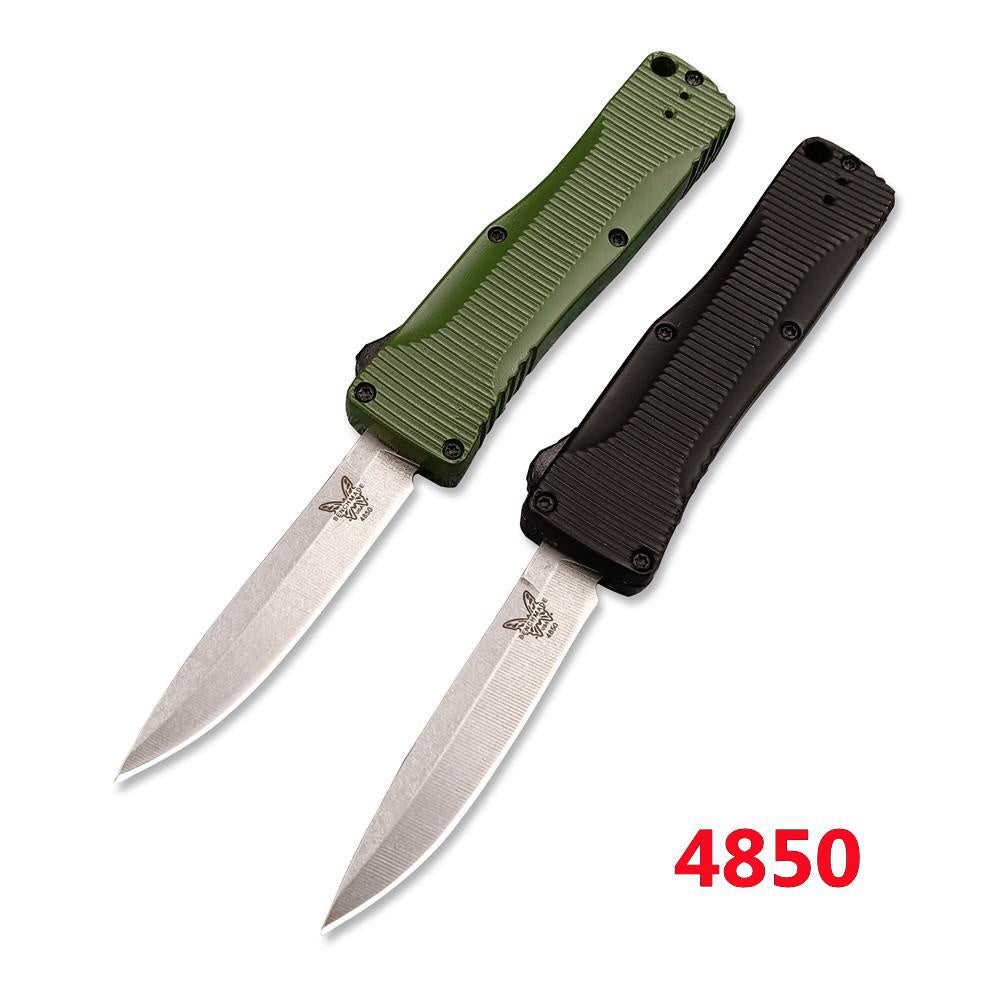 Benchmade 4850 OM CLIP POINT OTF KNIFE - CPM-S30V Blade Zinc Alloy Handle - D/A Spring Assisted Quickly Opening Survival Outdoor Pocket Knives