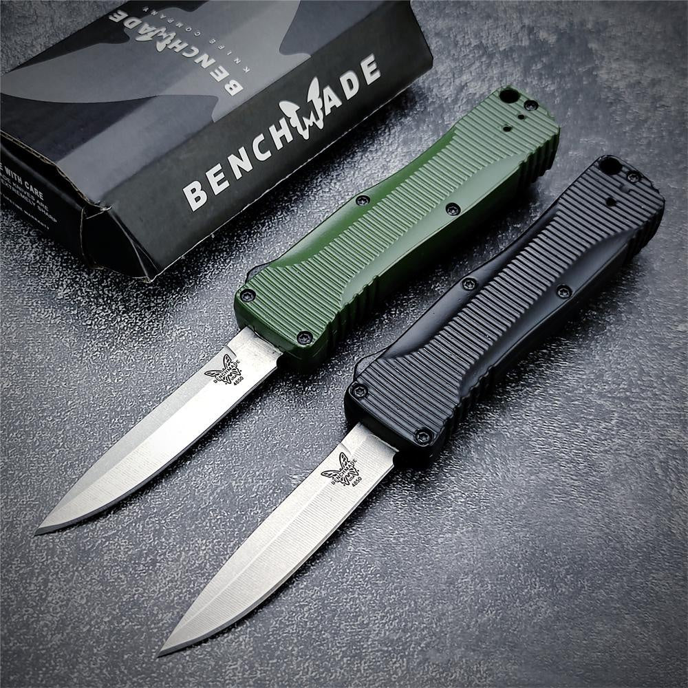 Benchmade 4850 OM CLIP POINT OTF KNIFE - CPM-S30V Blade Zinc Alloy Handle - D/A Spring Assisted Quickly Opening Survival Outdoor Pocket Knives
